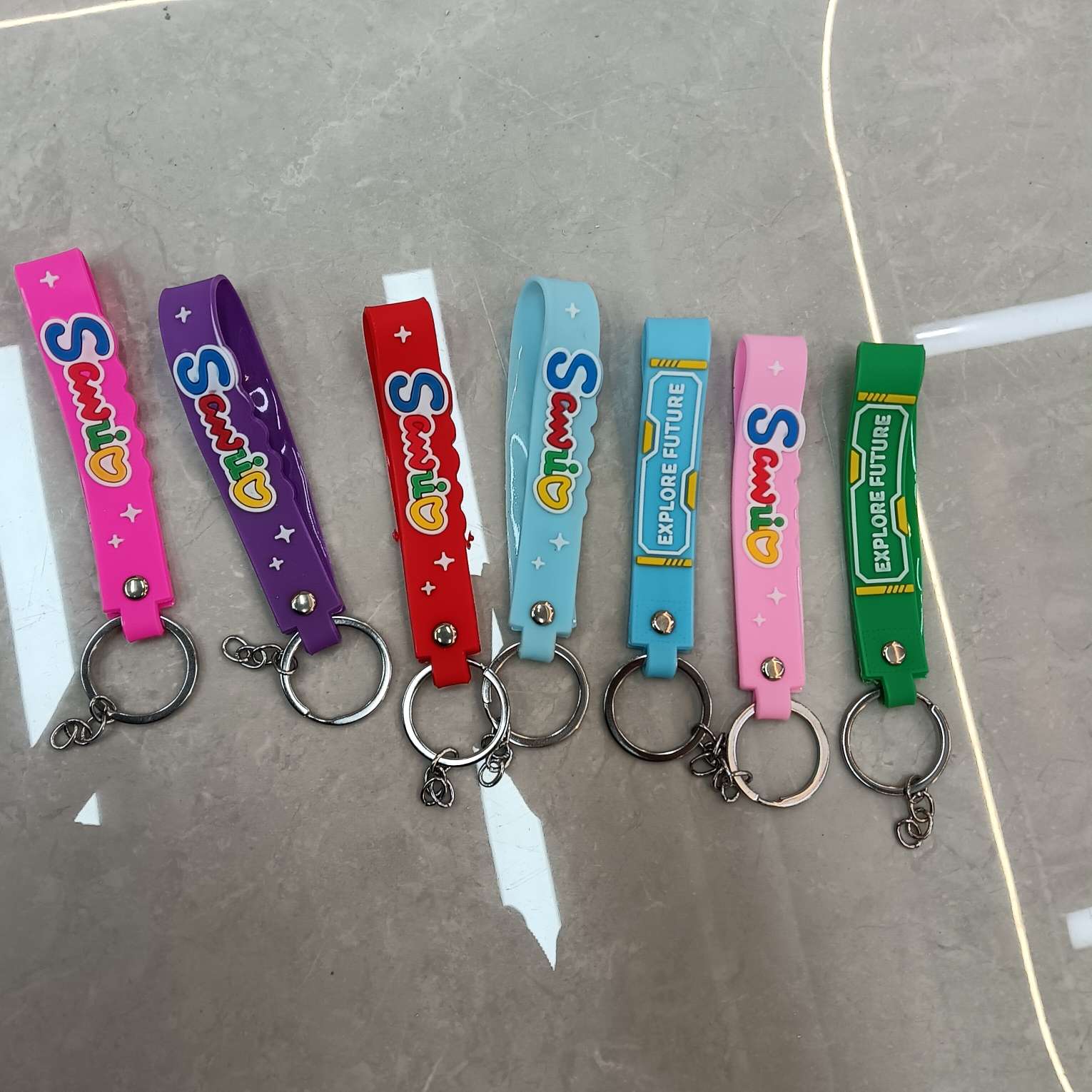 Keychain pendant, keychain glass