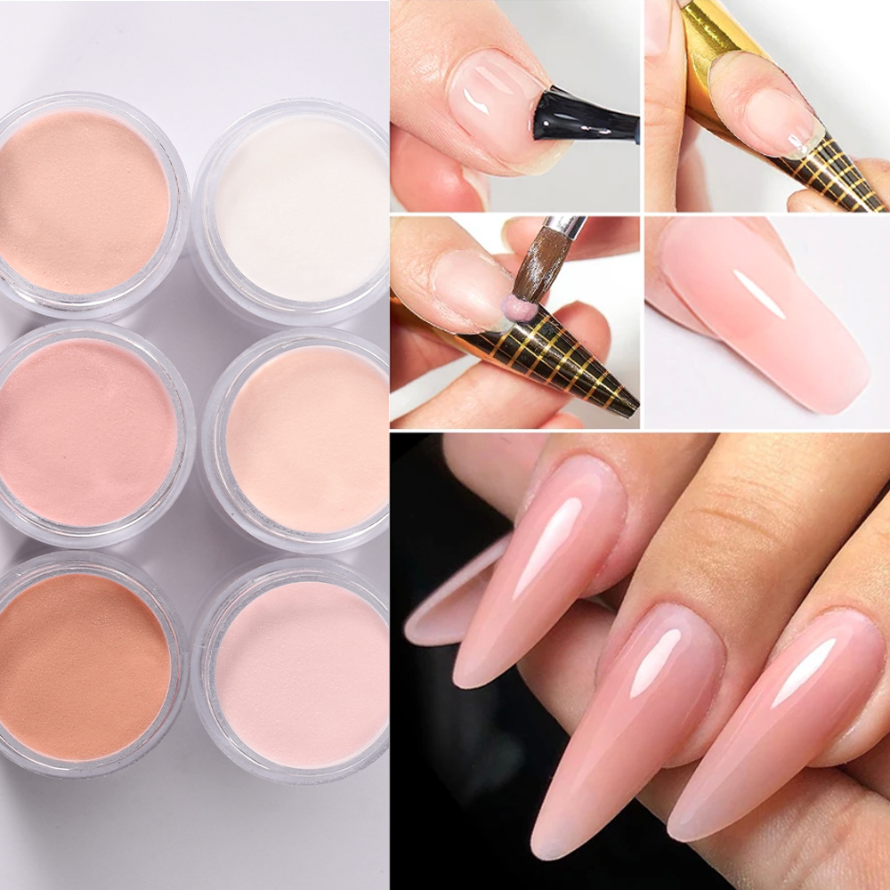 Youdaoplaceholder0 Powder 58g nail crystal powder extension powder available in multiple colors detail image 9