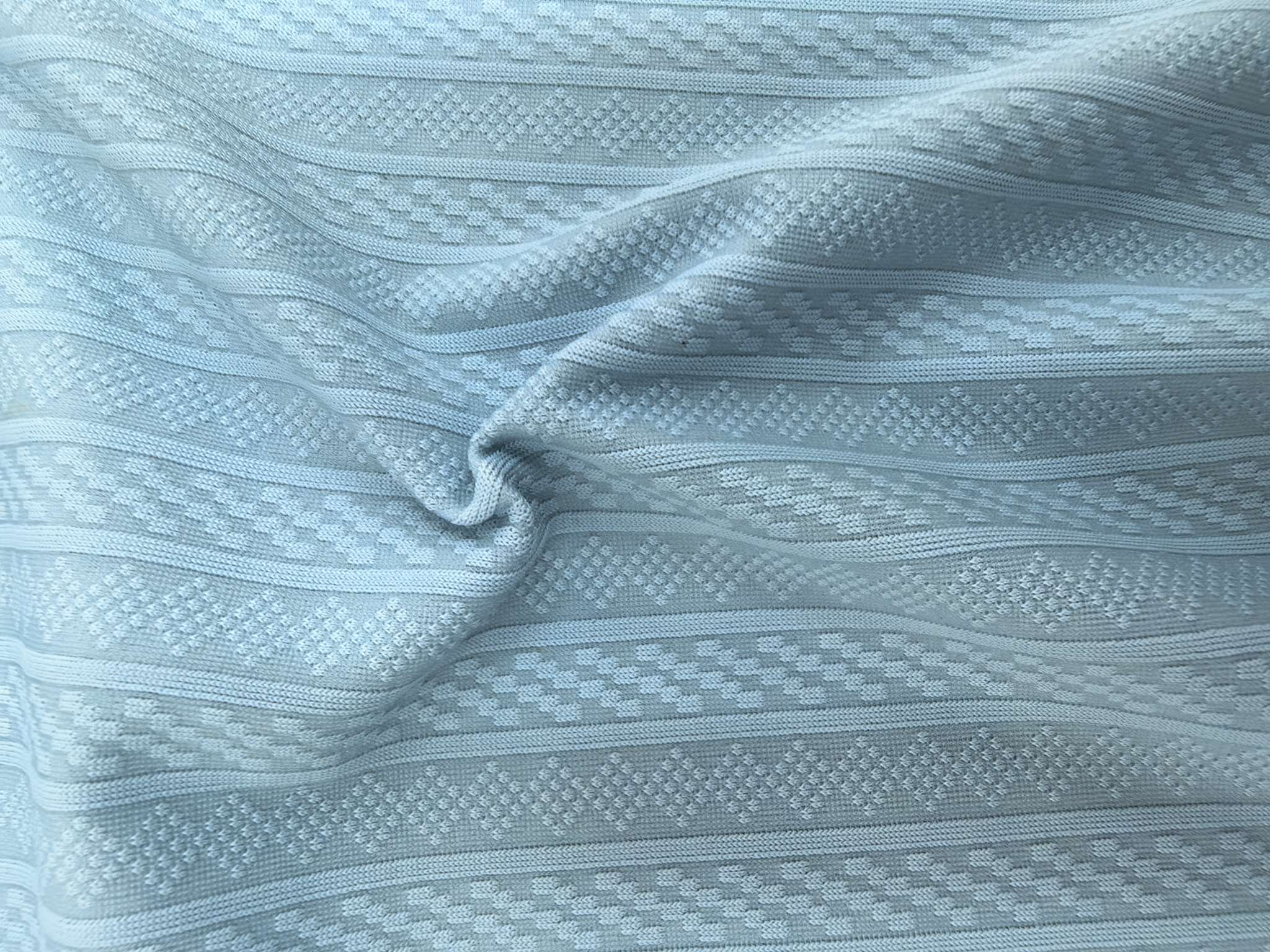 WKA90501 knitted knit knit knit knit jacquard fabric is suitable for men's business T-shirts and men's underwear. It is skin-friendly and soft. Innovative customized development based on samples Item Picture