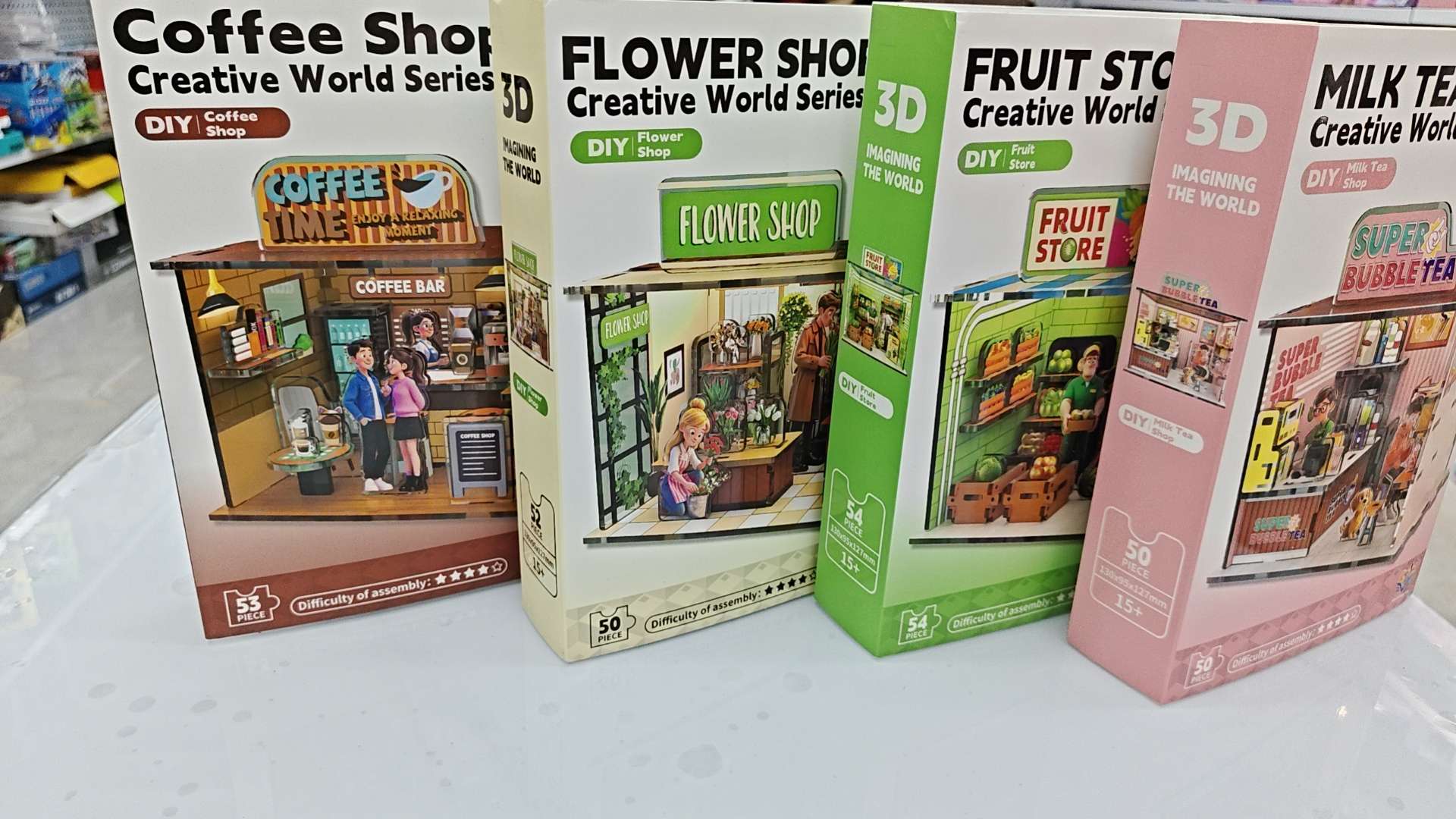 微缩模型屋场景摆件小屋积木创意手工DIY亚克力模型灯光摆件玩具礼品拼图详情图6