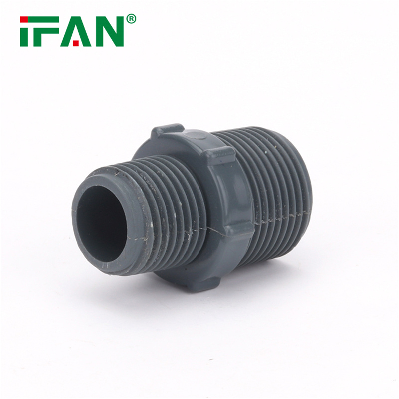 IFAN Plumbing Sch80 NBR Eblow Socket Upvc Pvc Pipe Fittings白底实物图