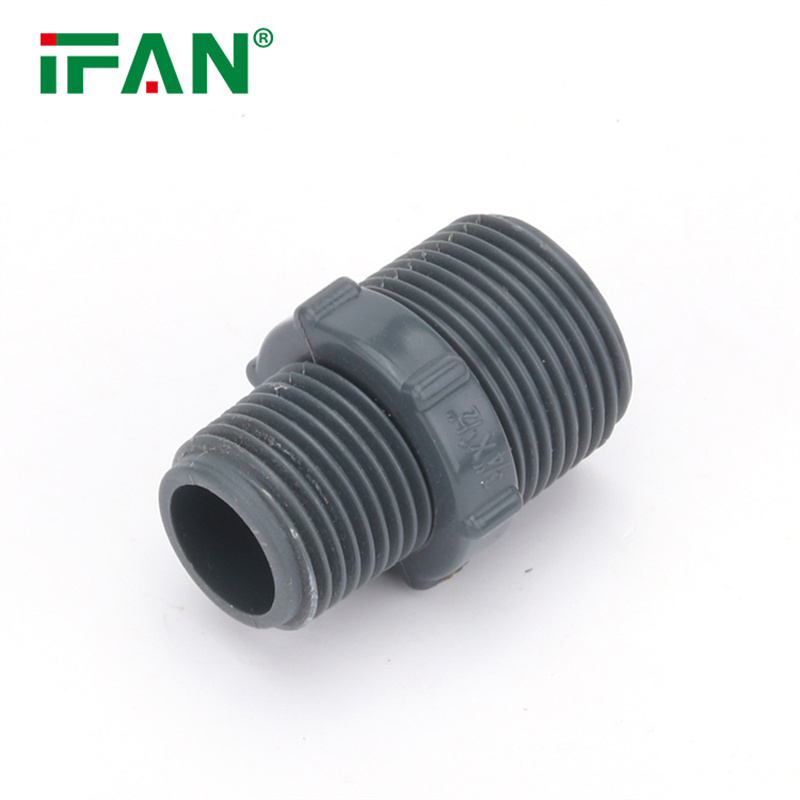 IFAN Factory Plumbing NBR Pvc Tee Sch80 Upvc Pipe Fittings白底实物图