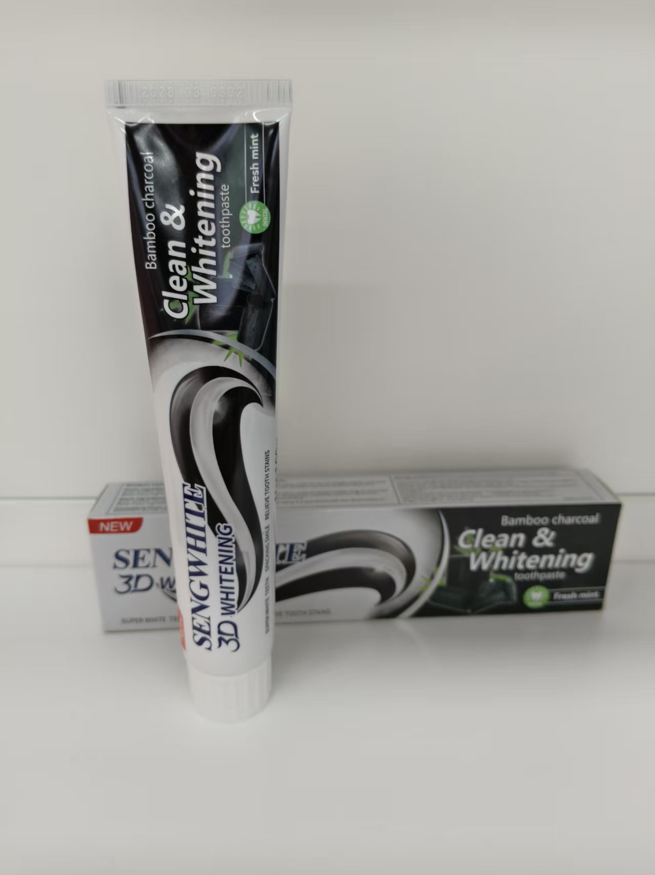 maxi limpio100g Toothpaste, Bamboo Charcoal Cleaner, Relives Stains, Refreshing Mint Toothpaste details Picture