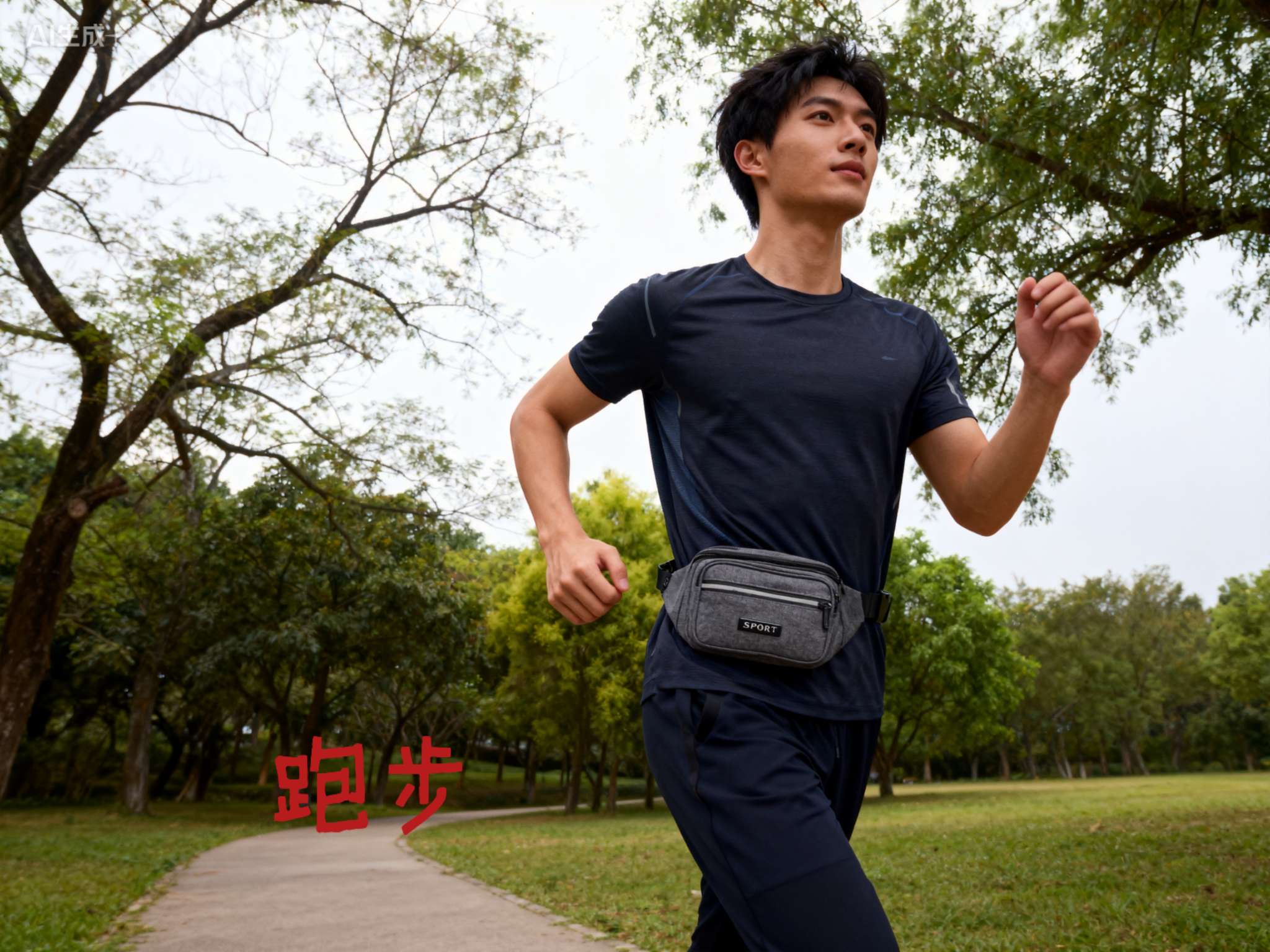 2025 Manufacturer's multi-functional waist bag, mobile phone bag, outdoor sports bag, large-capacity men's and women's business wallet, casual crossbody bag, wholesale and retail for foreign trade Item Picture