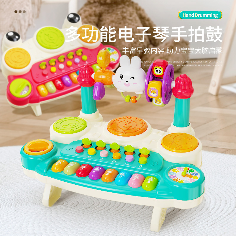 儿童益智科教玩具钢琴小挂件敲打口袋音乐电子琴儿童乐器玩具