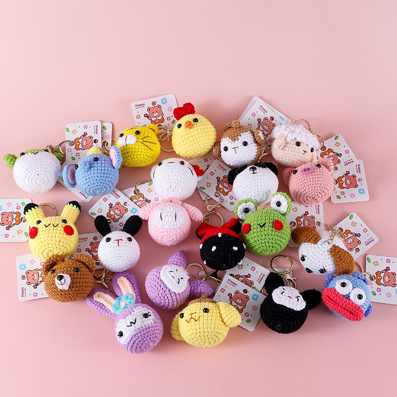 毛线钩织玩偶潮玩卡通公仔挂件纯手工钩织可来图定制星星人