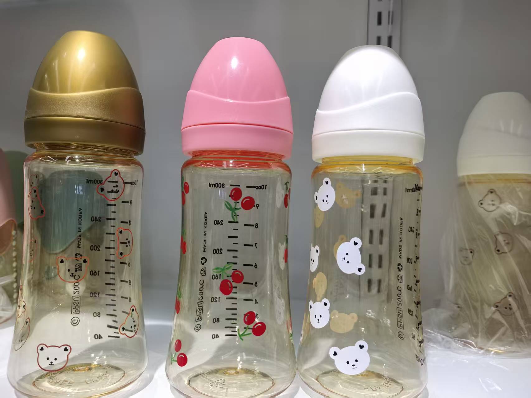 婴儿奶瓶母婴用品防胀气宽口奶瓶宝宝奶瓶300ML产品图