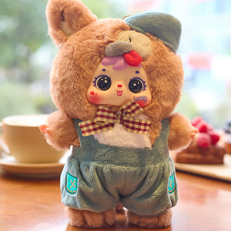 咖啡厅毛绒潮玩盲盒毛绒公仔玩偶生日礼物毛绒玩具