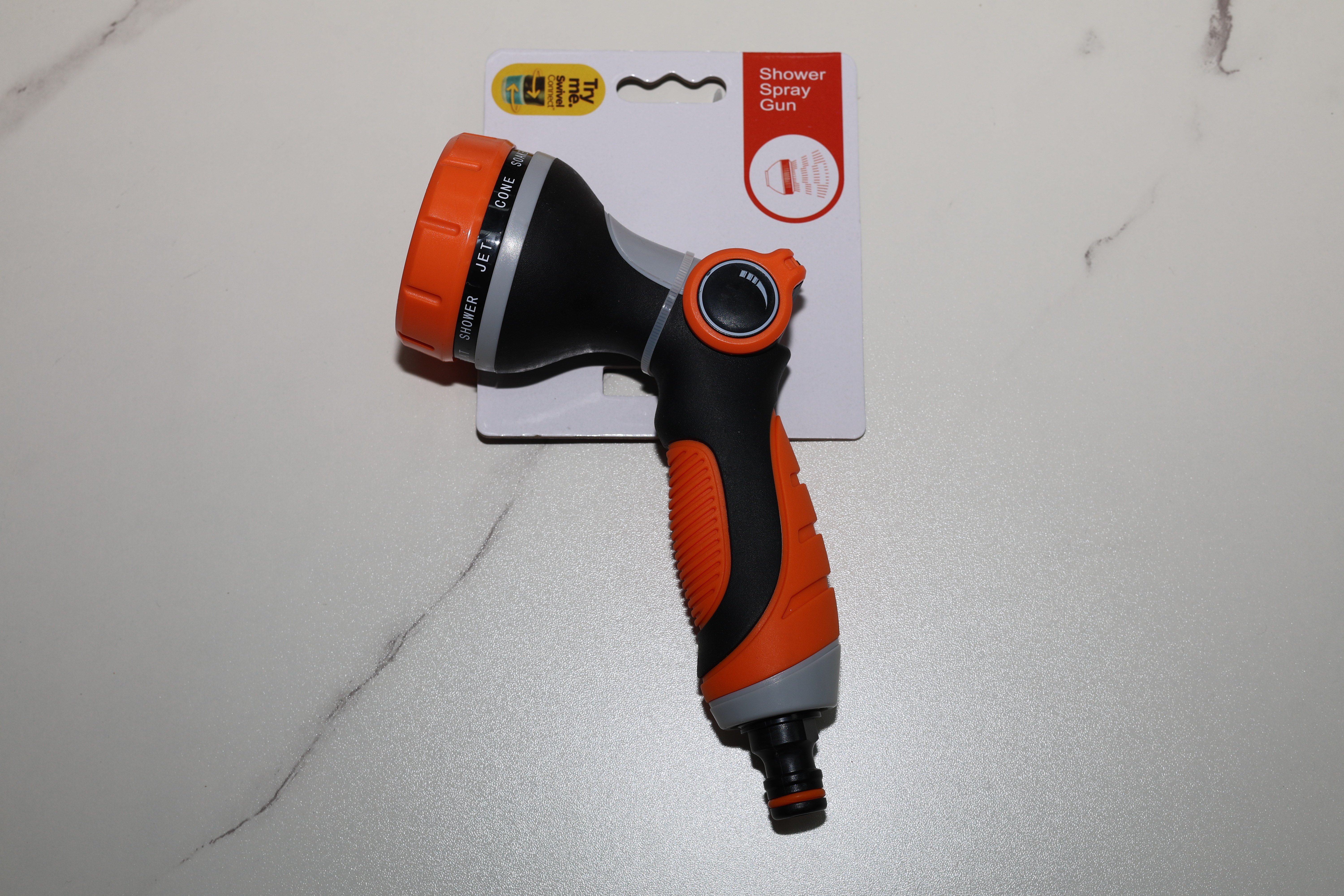 多功能水枪橙色洗车浇水用