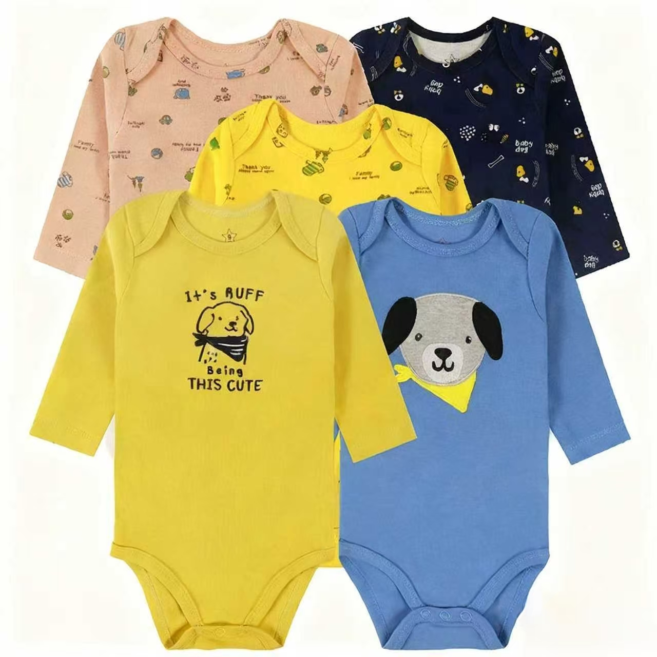 2025 Autumn/Winter Bestseller Warning: 5 A-class cotton baby warm one-piece hatchwear and crawling clothes are available for cross-border shopping frenzy. Wholesale in stock Application Scenario