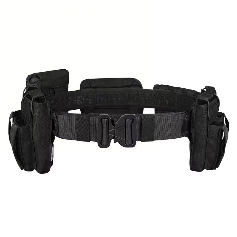 Yitu Tactical Belt Outdoor Patrol Multi-functional five-piece set, nylon detachable and adjustable tactical belt Application Scenario
