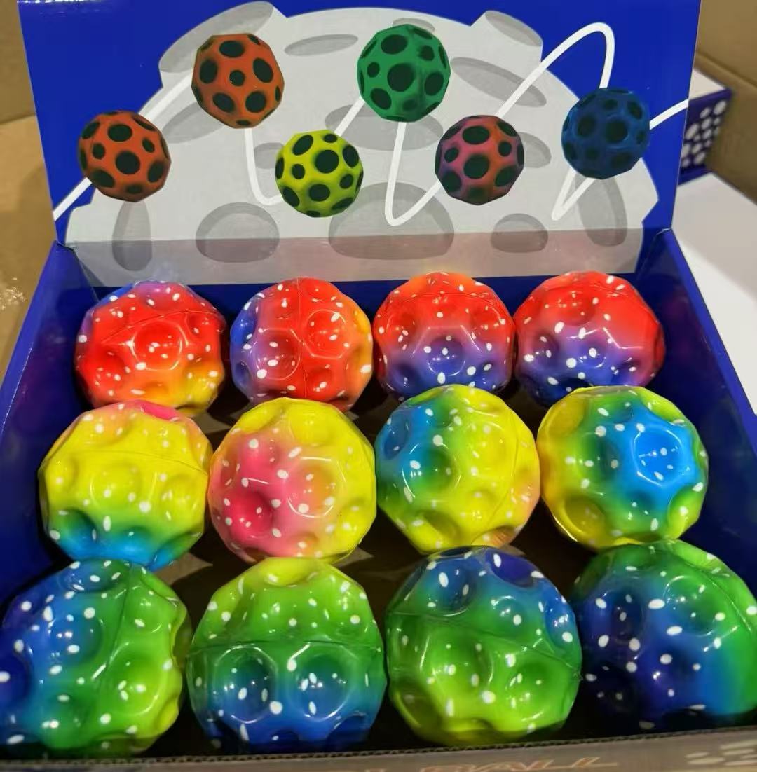 弹力球手腕儿童带绳蹦蹦球回力弹弹球腕力球健身甩甩球