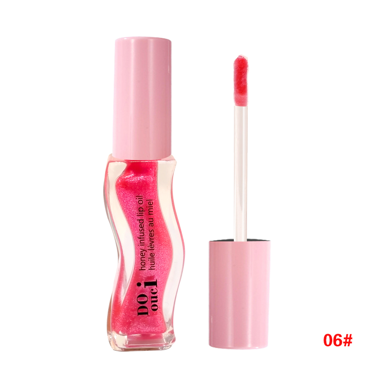 DOOUCI cross border blast super shining miel lip lip oil esmalte de labios hidratante lip lip oil reparador lip lip lip gloss fábrica al por mayor details Picture