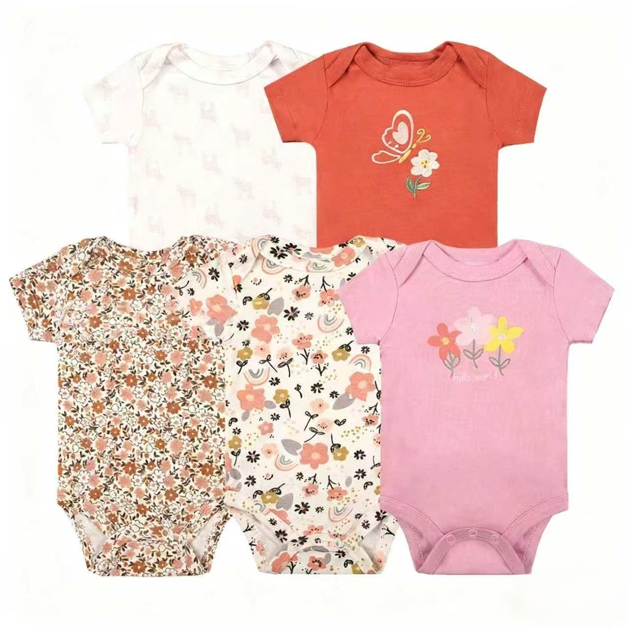 In 2025, we offer cross-border wholesale of baby clothes for 0-1 years old in Europe and America, including spring and summer wrap-around clothes and one-piece hatchclothes for infants pic 7