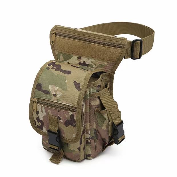 Outdoor sports waist bag accessories: running waist bag, sports waist bag, motorcycle waist bag, street vending waist bag. Multi-functional, lightweight and durable detail image 2