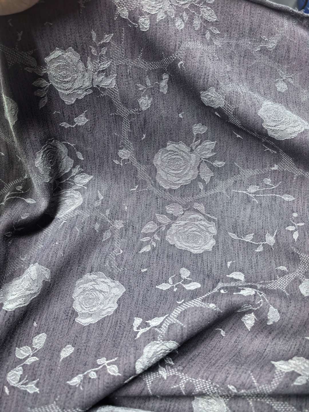 大提花休闲套装小西装裙子裤料