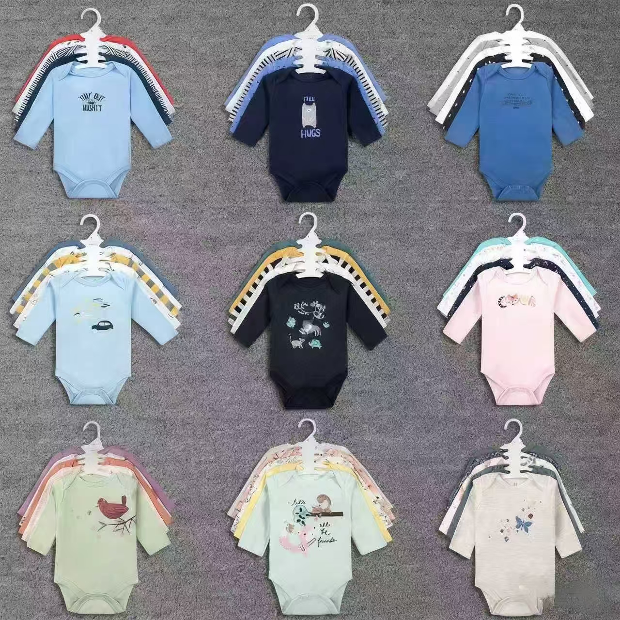 Cross-border bestseller 2025 Autumn/Winter Pure cotton 5-piece baby coat, warm crawling suit, Class A cotton in stock wholesale Application Scenario