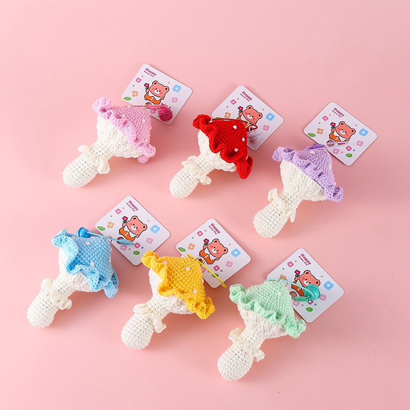 毛线钩织猴头玩偶潮玩卡通公仔挂件纯手工钩织可来图定制星星人详情2