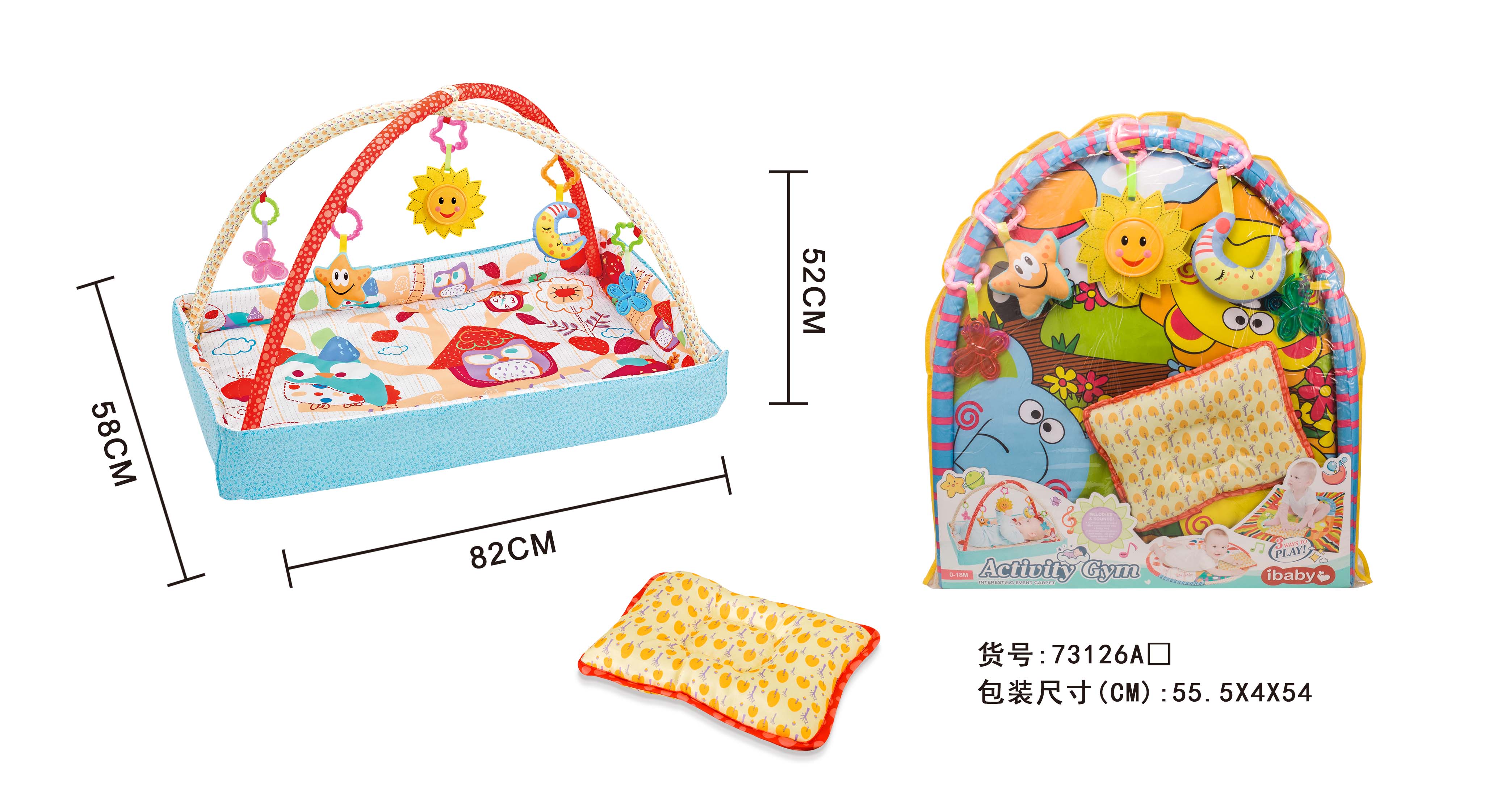 Baby fitness stand, toy crawling mat, infant play blanket, folding children's carpet, baby crawling mat Specification image