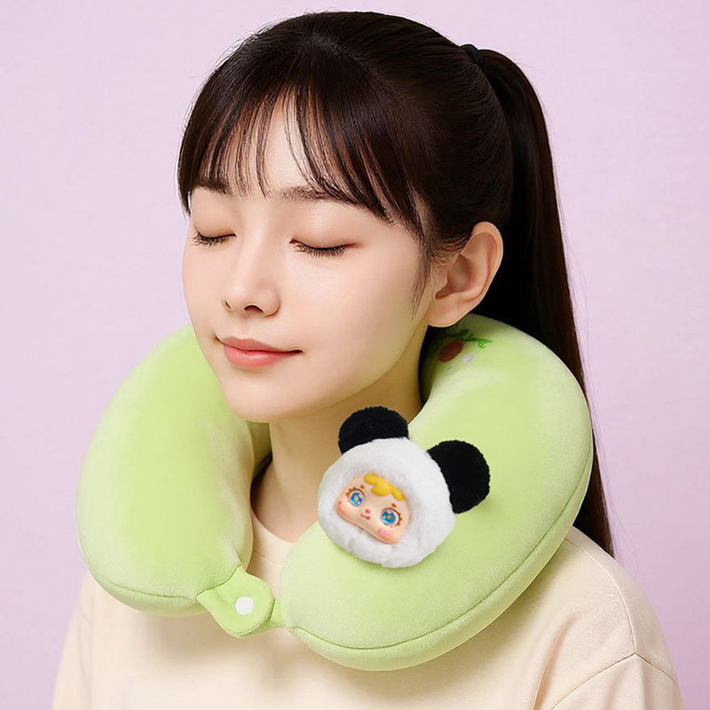The cute and fun doll neck pillow is soft and comfortable, a must-have for your trip Specification image