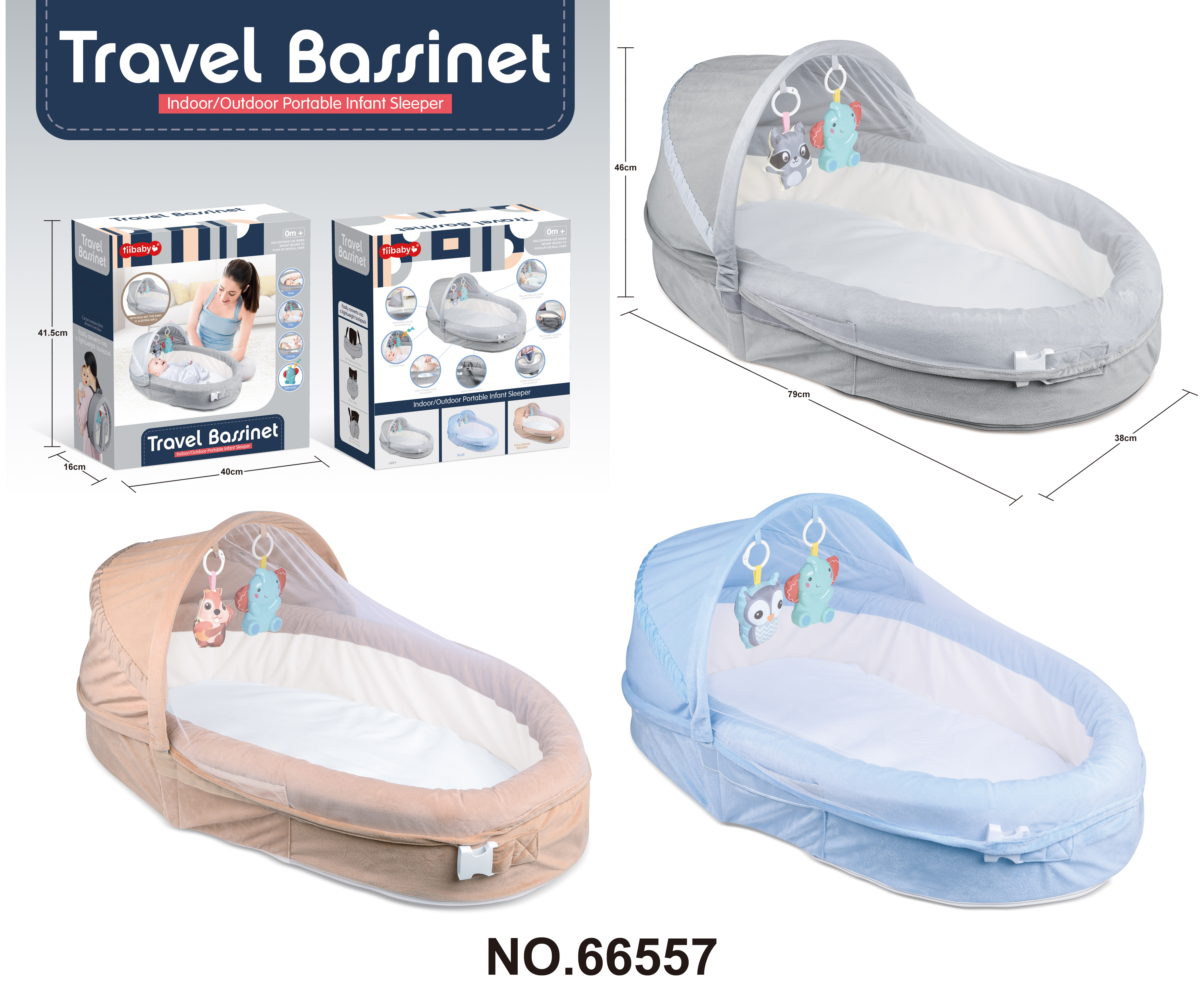 New baby multi-functional portable divider bed, baby foldable bed, middle bed with mosquito net, soothing bed, toy bed