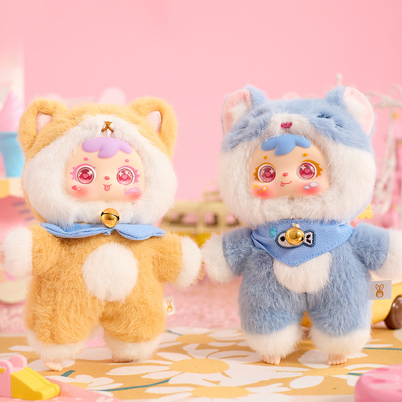 Meow Meow Little Party Series Blind box, cute hanging rack, plush keychain Specification image