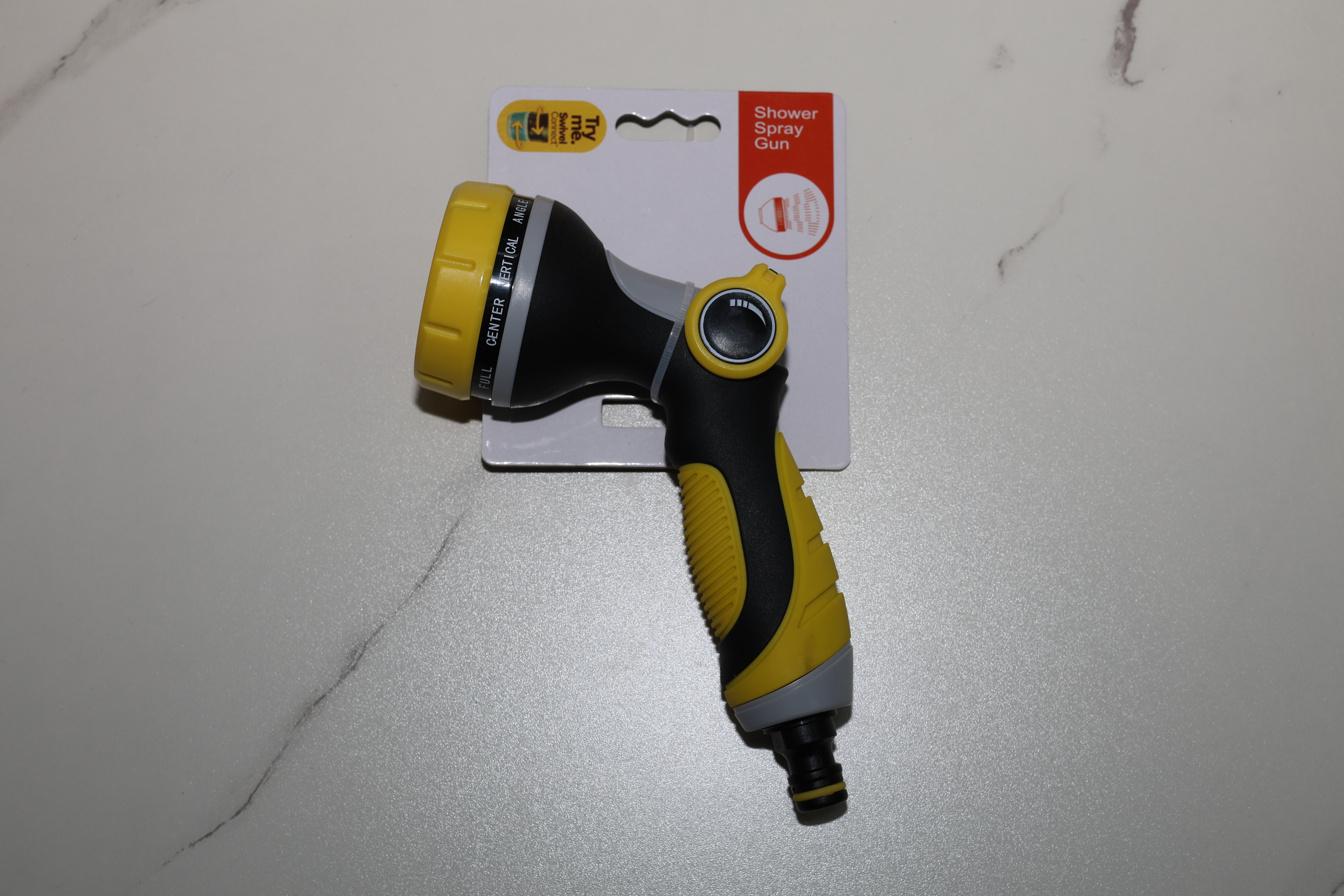 10功能拇指推水枪黄色家用洗车