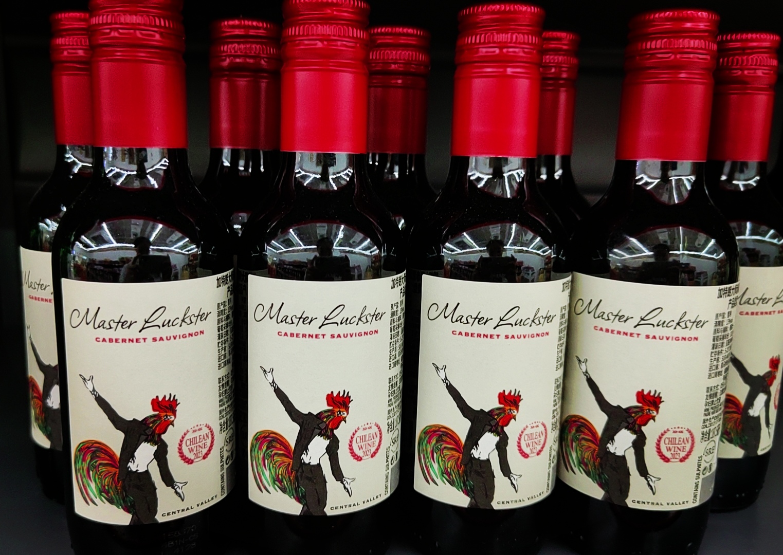 Chilean Gatron Master Cabernet Sauvignon Dry Red Wine 187.5ml, Chilean Happy Fox Red Wine 187ml Specification image