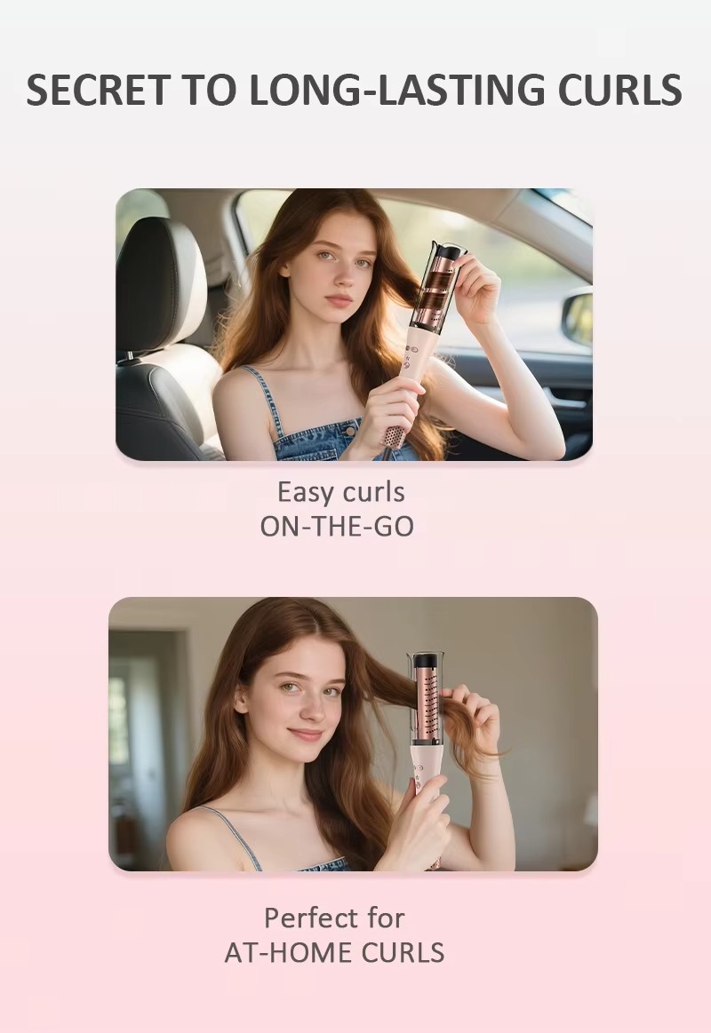 跨境自动卷发棒负离子不伤发卷发器带吹风便携大波浪电卷棒详情6