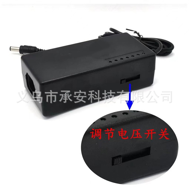 12-24V adjustable notebook power adapter, multi-functional, multi-interface, 7-speed adjustable motor table saw, 96W detail image 8