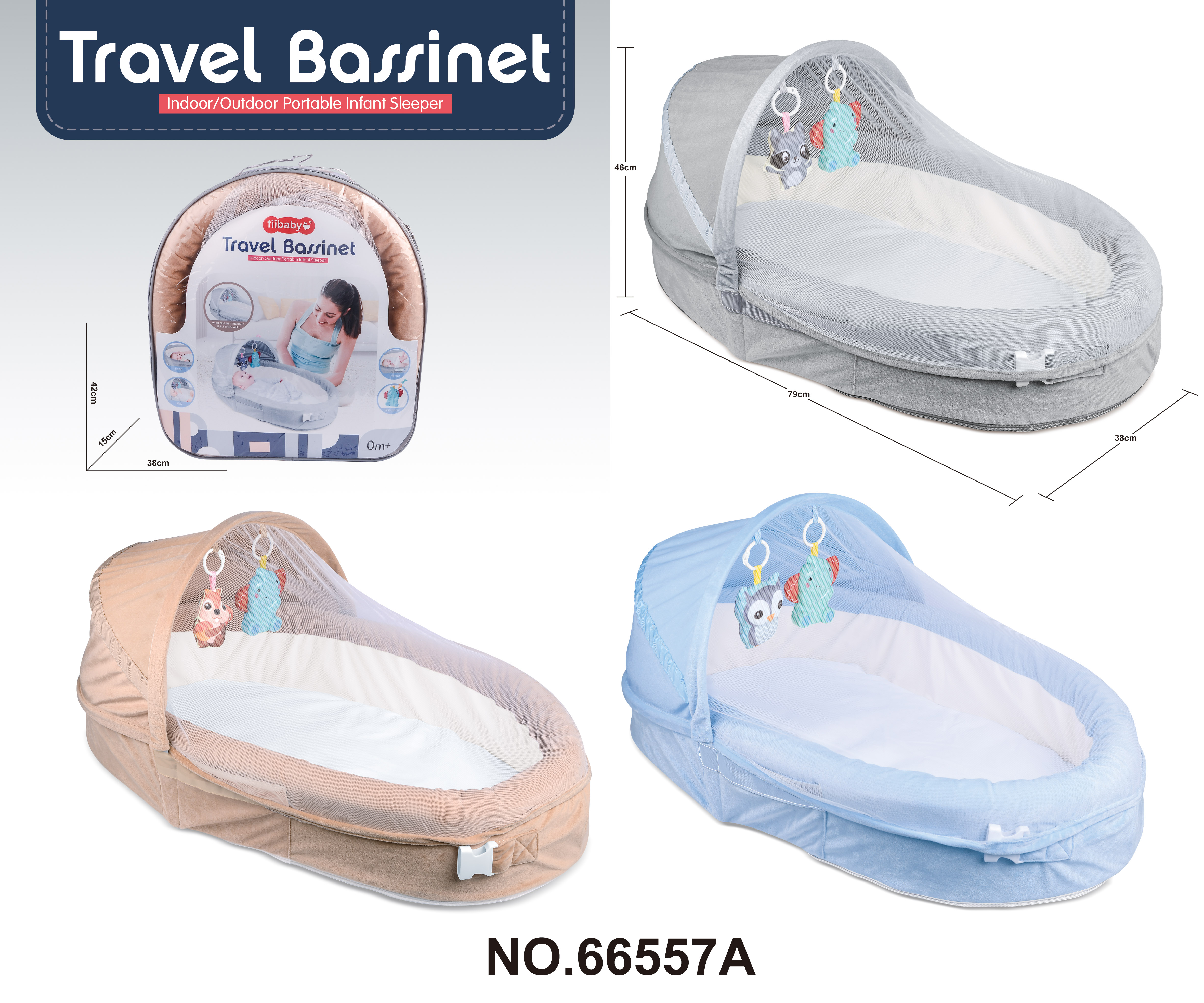 New baby multi-functional portable divider bed, baby foldable bed, middle bed with mosquito net, soothing bed, toy bed details Picture