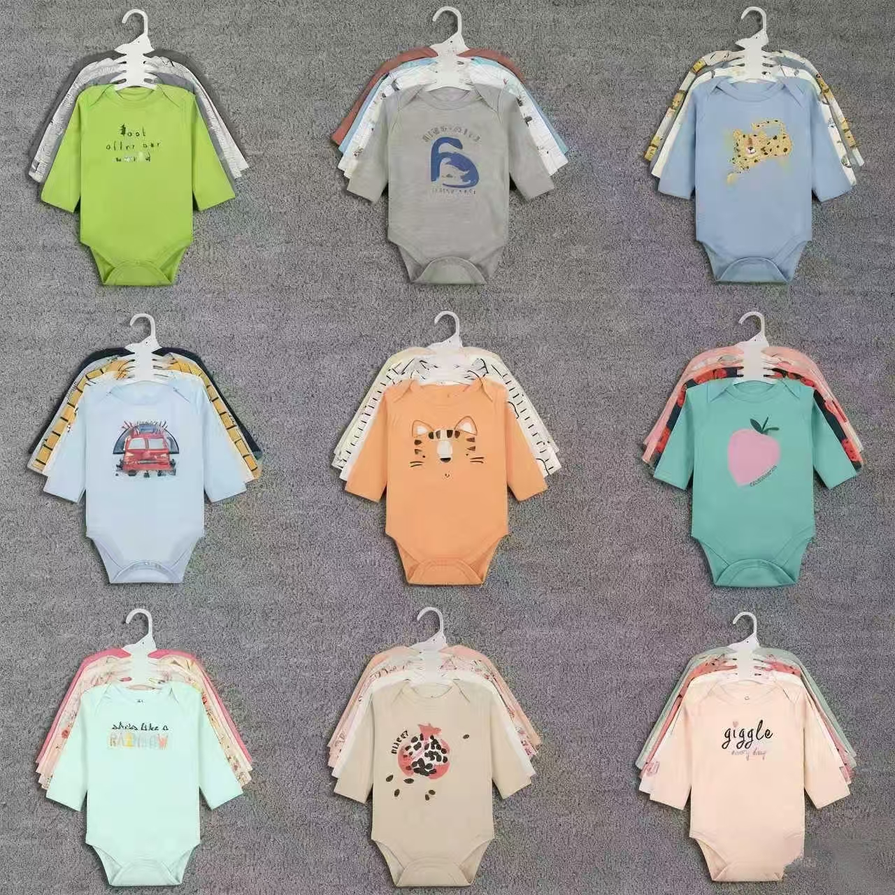 Cross-border bestseller 2025 Autumn/Winter Pure cotton 5-piece baby coat, warm crawling suit, Class A cotton in stock wholesale details Picture