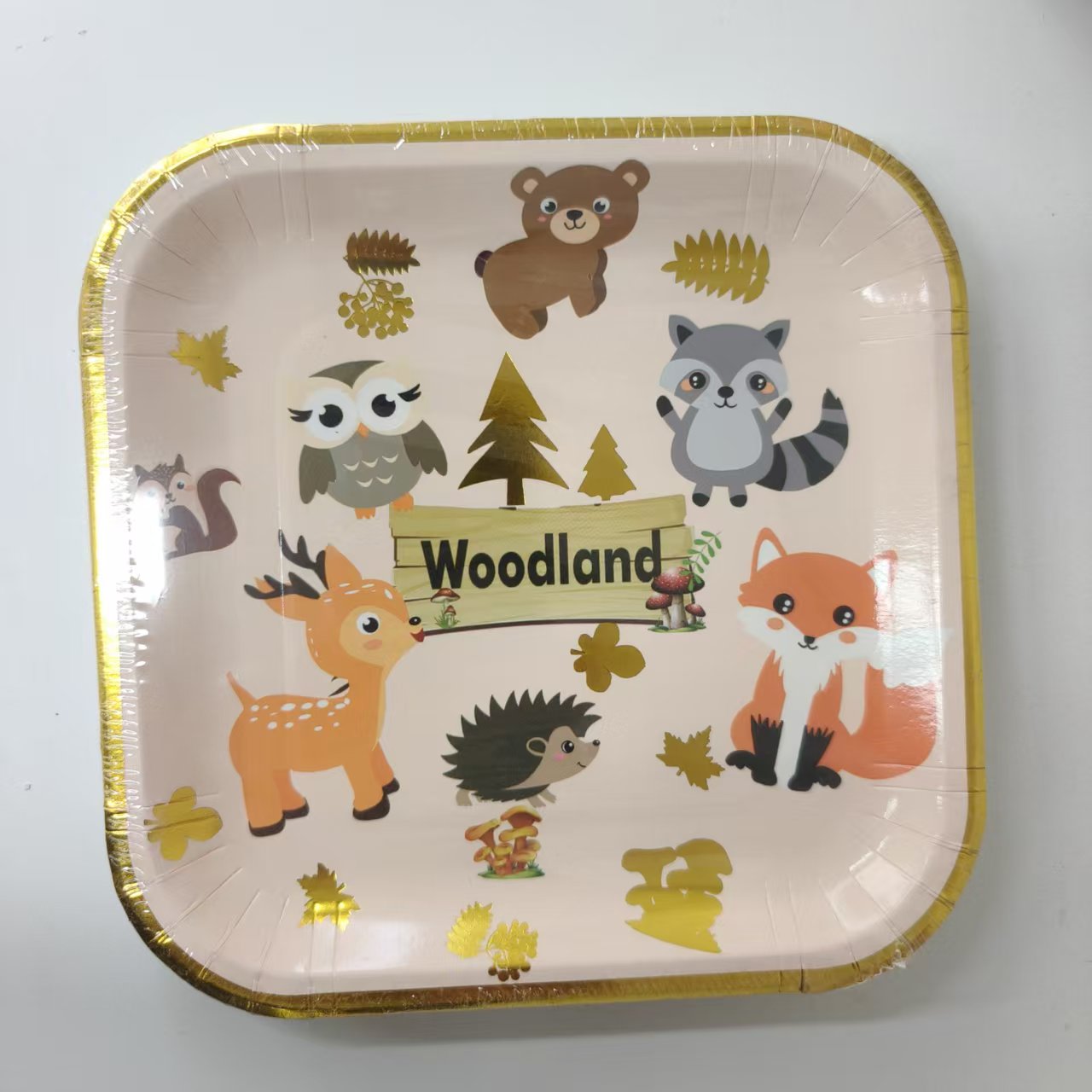 儿童环保健康餐盘-动物园产品图