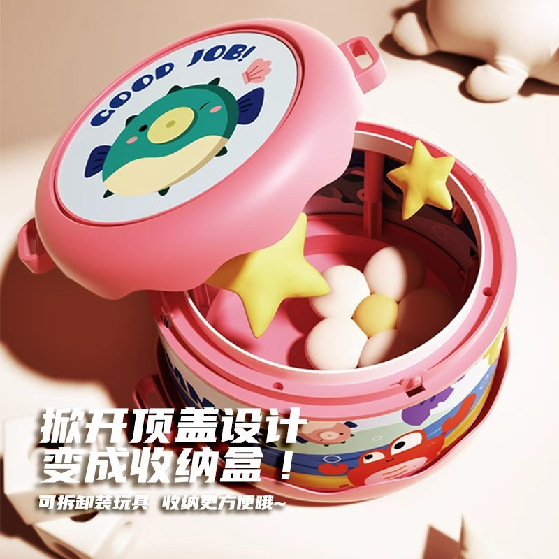 婴儿鼓类玩具拨浪鼓拍拍鼓羊皮鼓幼儿早教益智手拍敲打玩具宝宝玩具礼物详情图7
