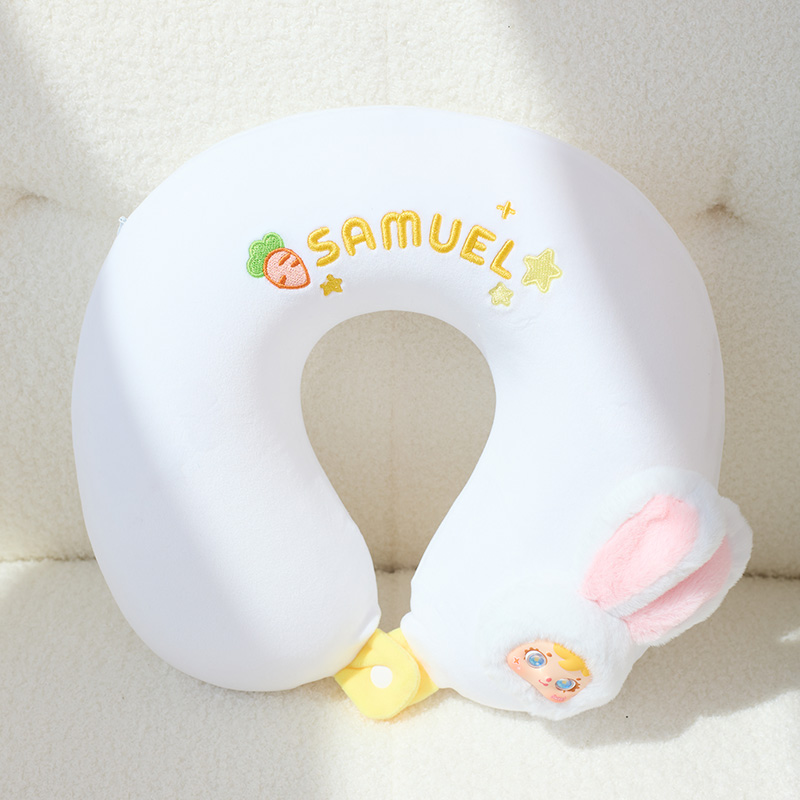 The cute and fun doll neck pillow is soft and comfortable, a must-have for your trip details Picture