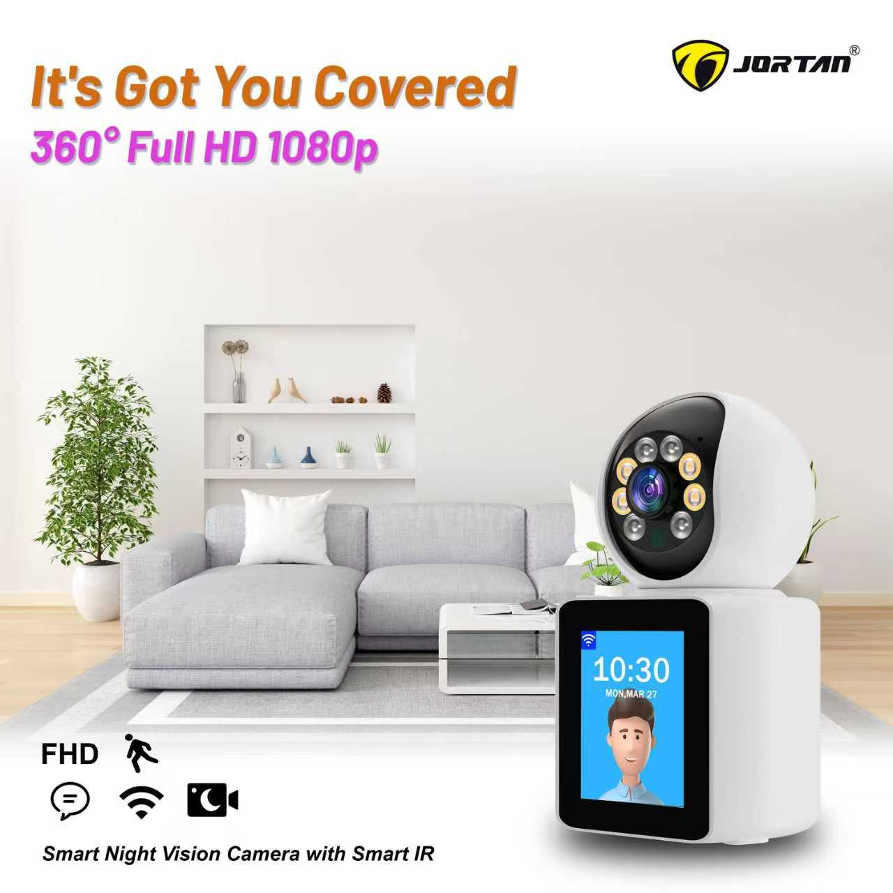 Long-Range Video Baby Monitor (1000ft) – Pan-Tilt-Zoom, Lull细节图