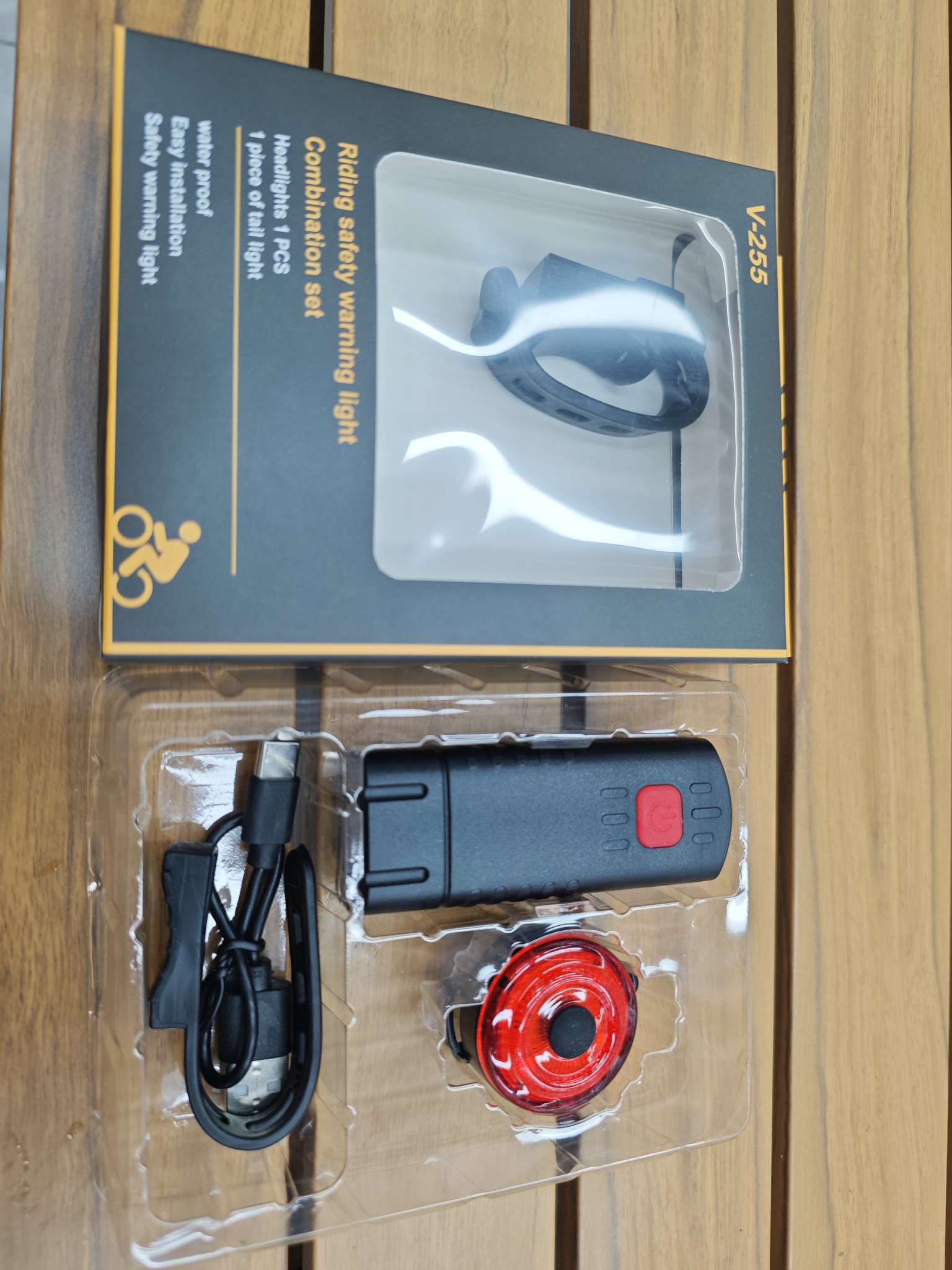 自行车前后灯产品图