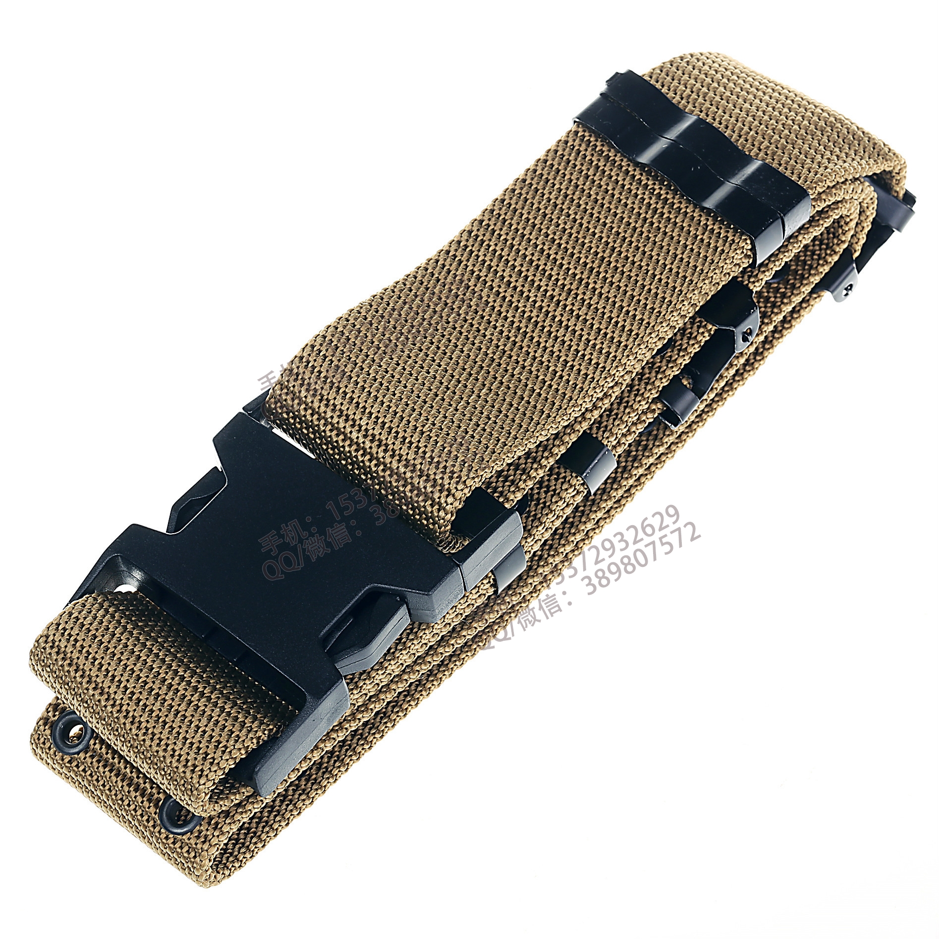 JD017 Woven Belt - One-piece delivery of camouflage uniform combat outer belt woven nylon belt details Picture