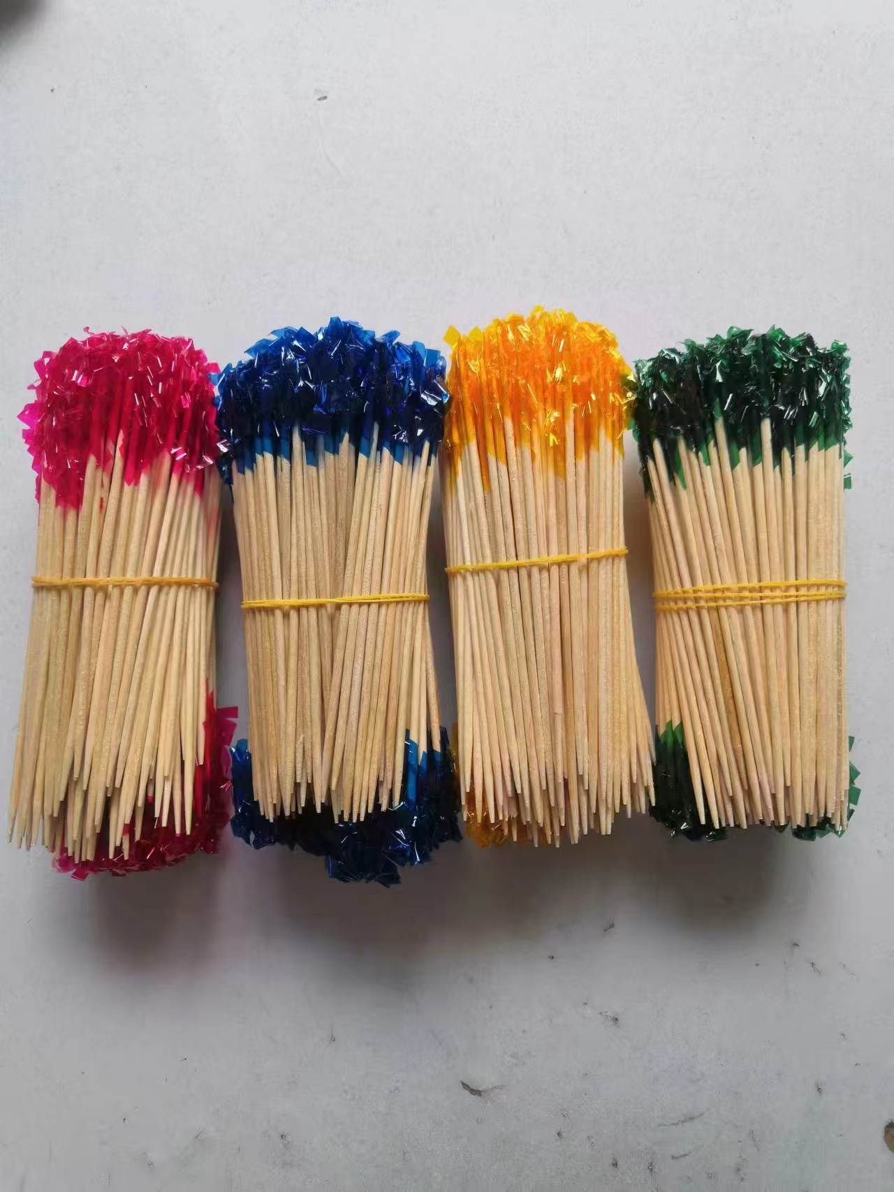 一次性桦木烟花水果签