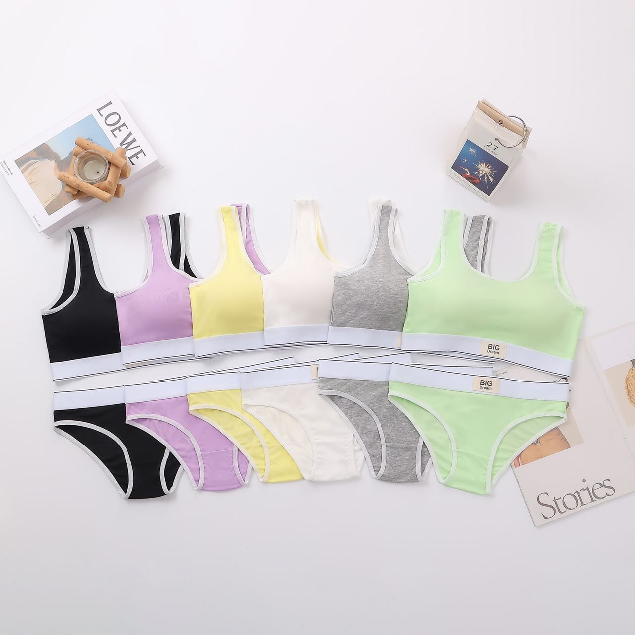 Sporty and beautiful back bra set Application Scenario