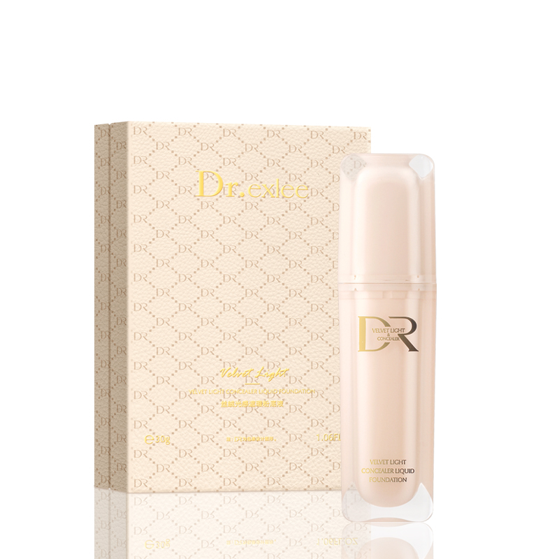 Dr.exlee艾斯黎丝绒光感遮瑕粉底液巴西粉底液