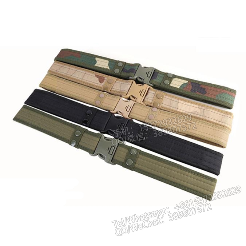 JD1381 Woven Belt - Camouflage uniform combat outer belt woven imitation nylon belt details Picture