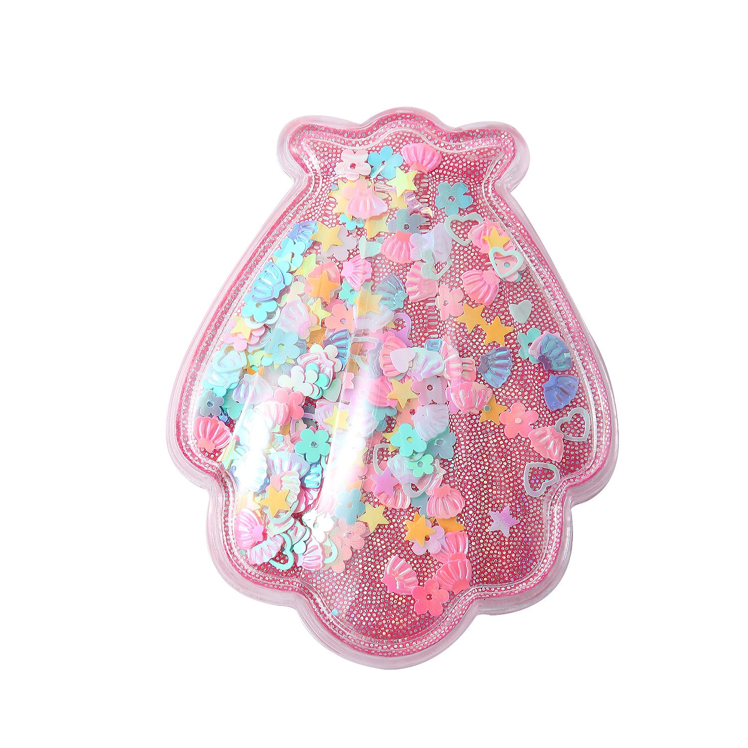 吹风梳/热风梳/红外线按摩头梳/带红外线按摩头梳/章鱼按摩梳白底实物图