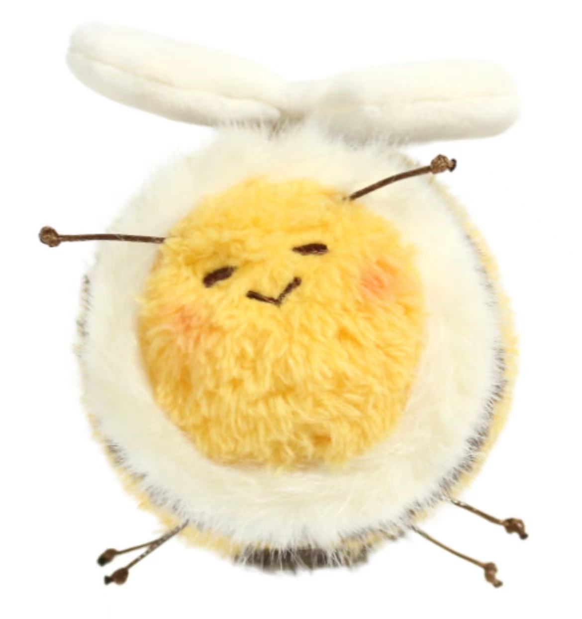 2026新款趣味毛绒玩具蜜蜂会振动翅膀毛绒玩具挂件 包包挂件 潮玩