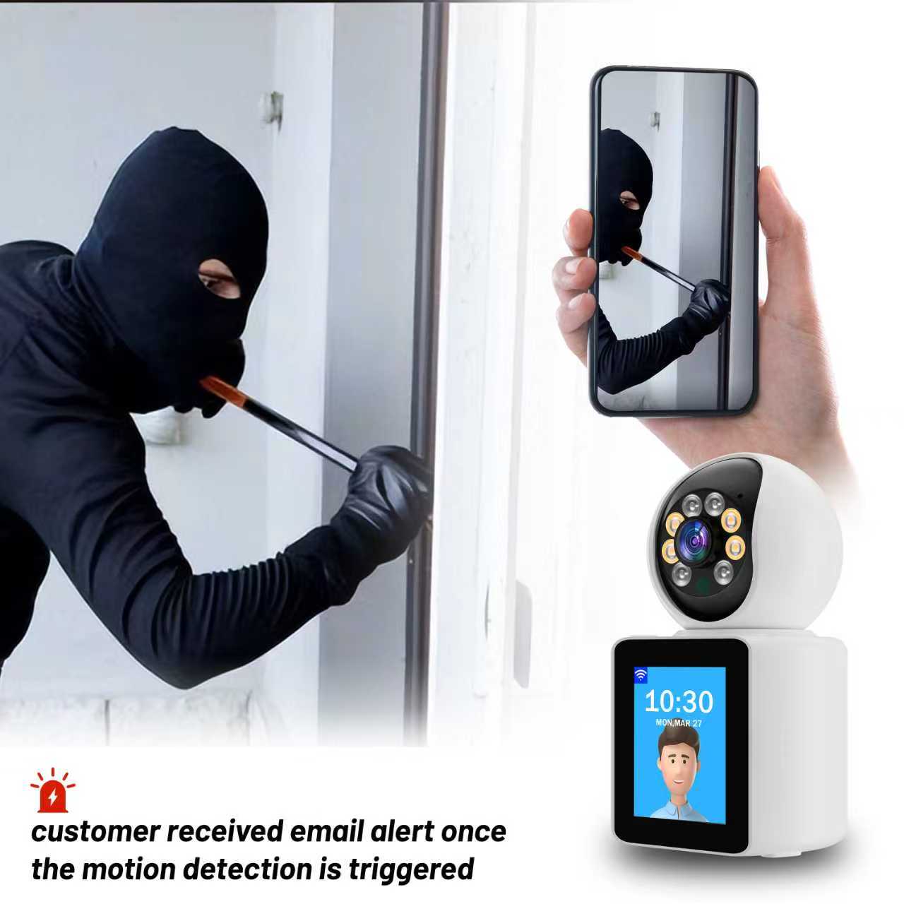 Long-Range Video Baby Monitor (1000ft) – Pan-Tilt-Zoom, Lull产品图