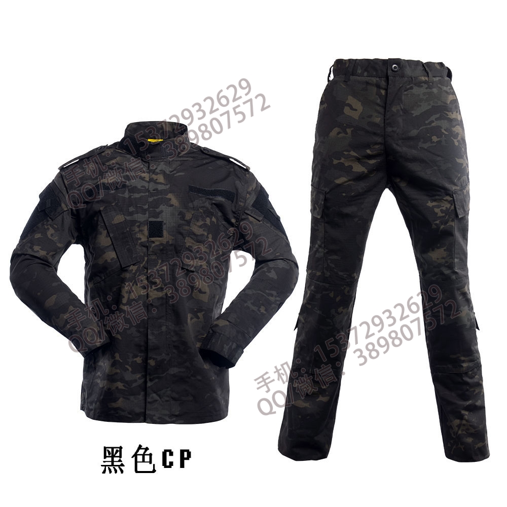 二代黑CP美军蟒纹战术男MCBK作训套装cp特种迷彩服军迷套服JF022细节图