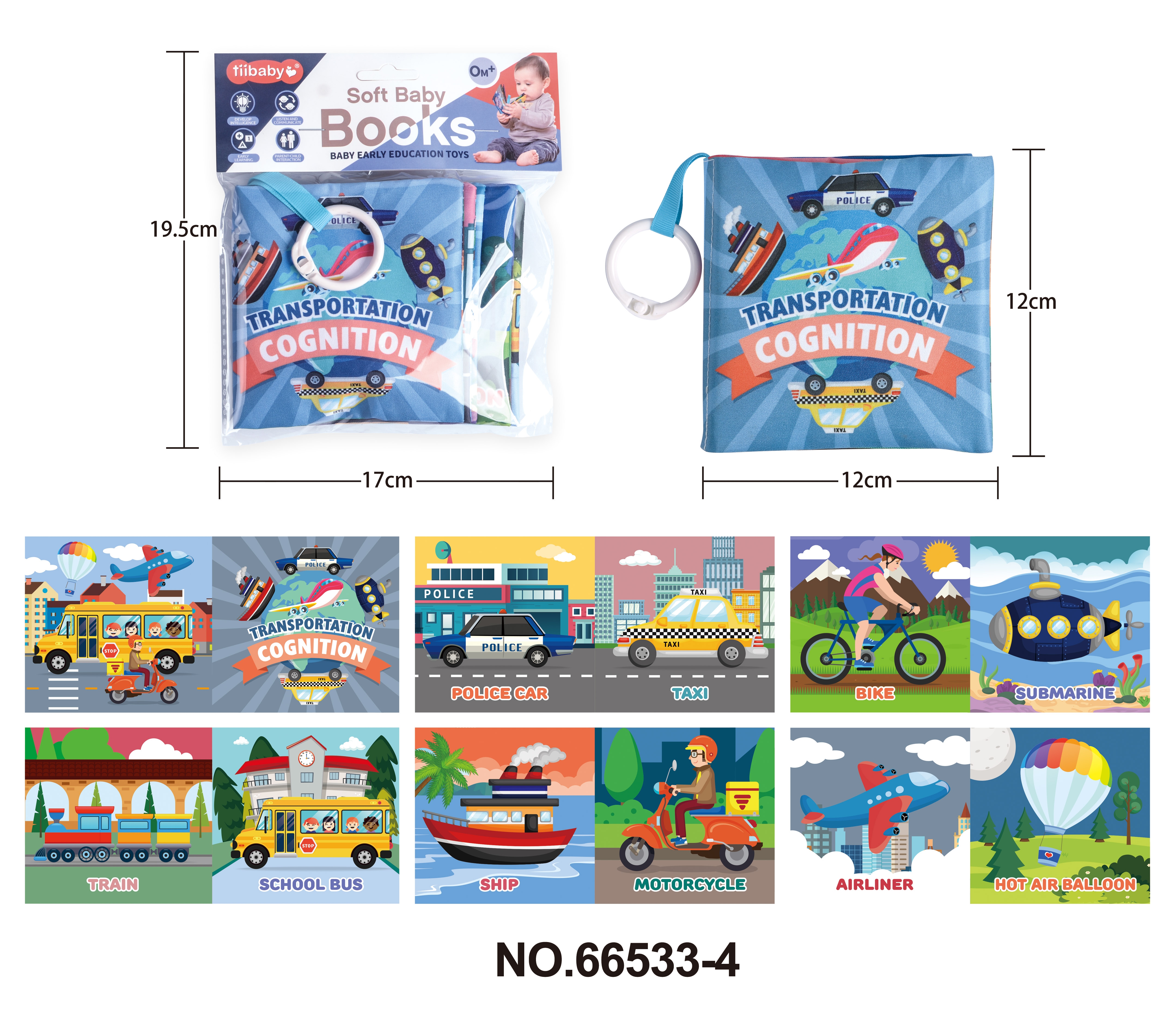 Baby cloth books are eco-friendly and tear-resistant Application Scenario