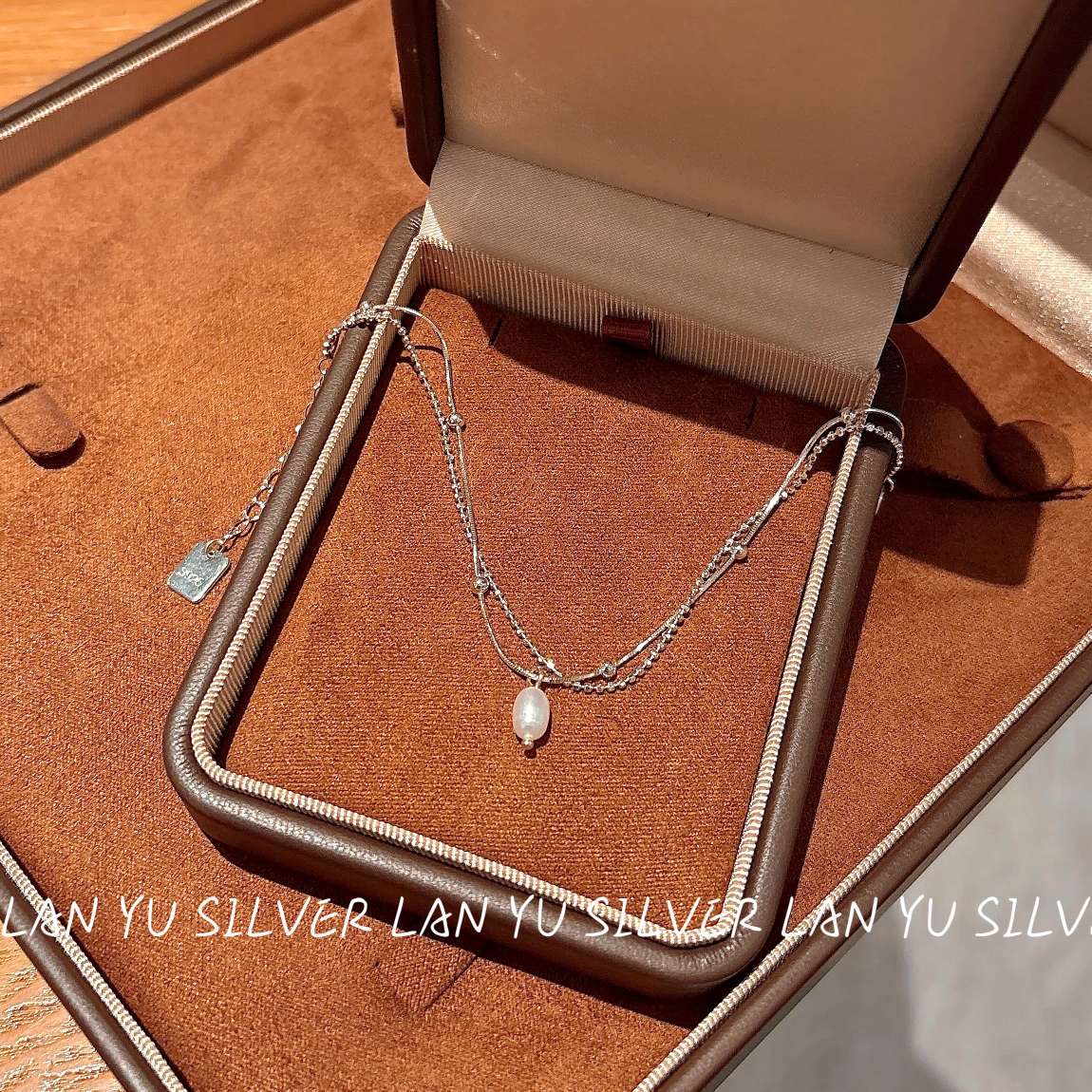 S925通体纯银 淡水珍珠 手链时尚百搭女款简约款手链饰品搭配潮流新款