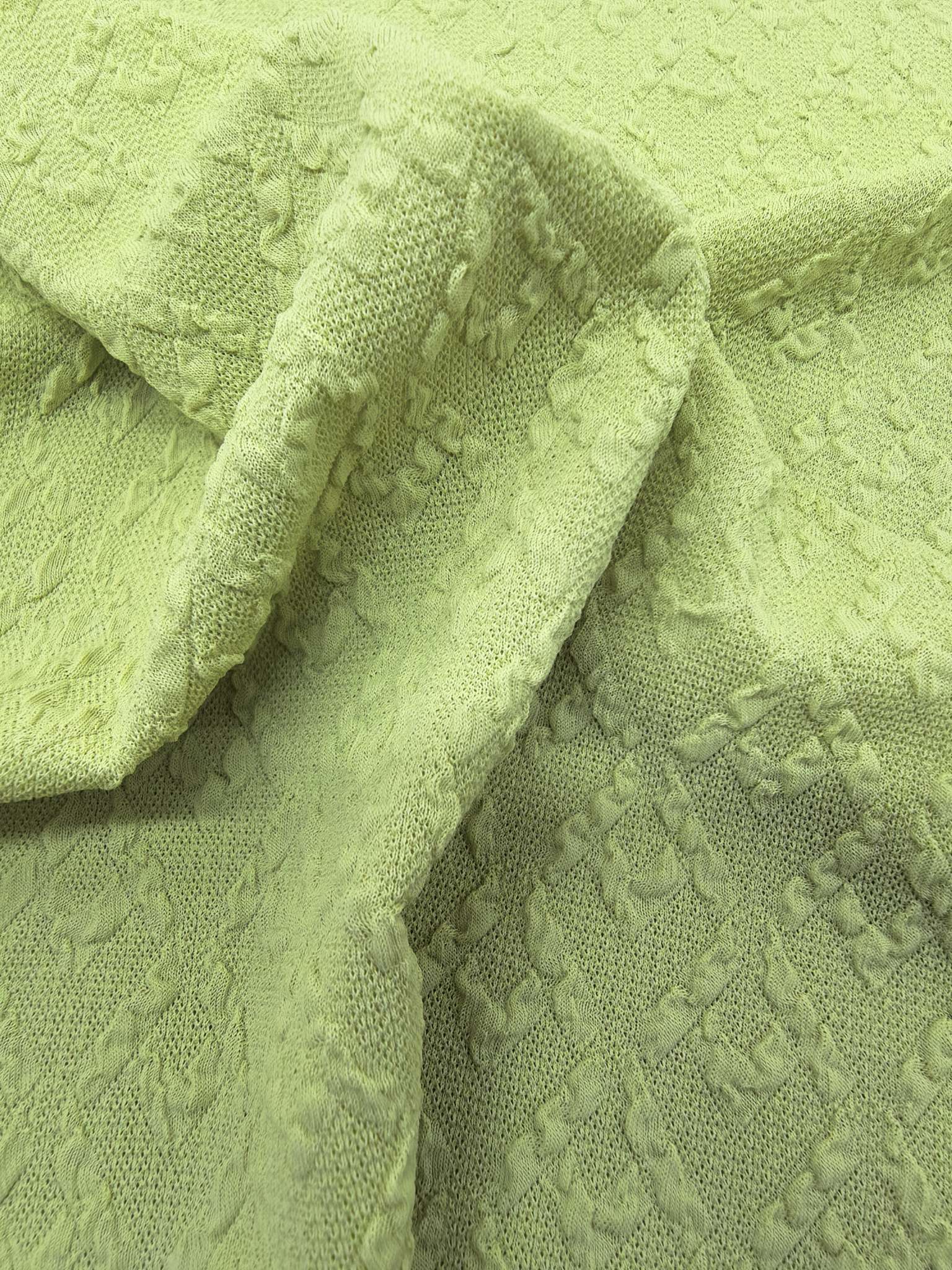 KWA90341 jacquard knitted fabric with fine stitches and wrinkled fabric is designed for women's underwear and hair bands. It features three-dimensional softness and is independently developed and customized based on samples detail image 4