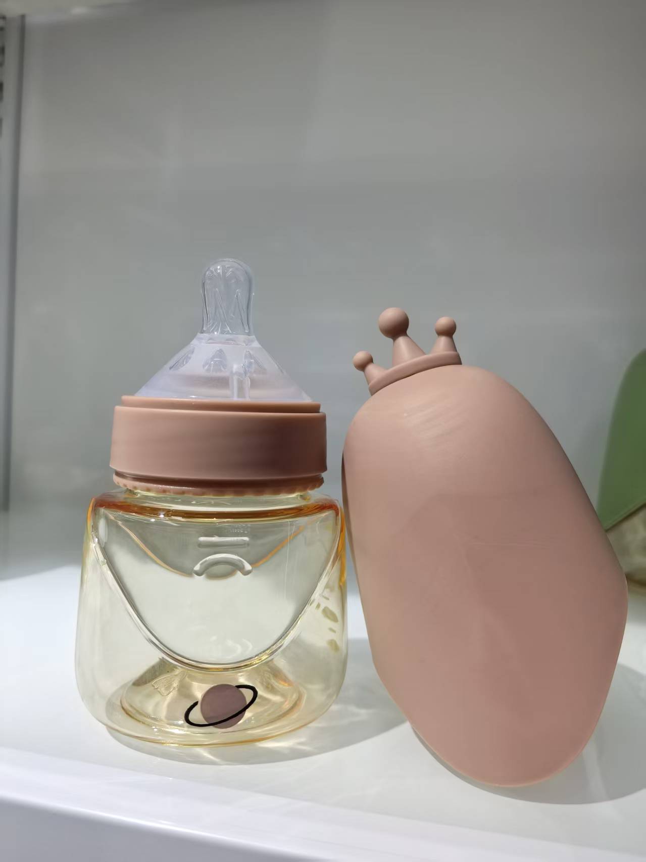 贝亲/贝亲奶瓶/奶瓶/母婴用品/母婴白底实物图